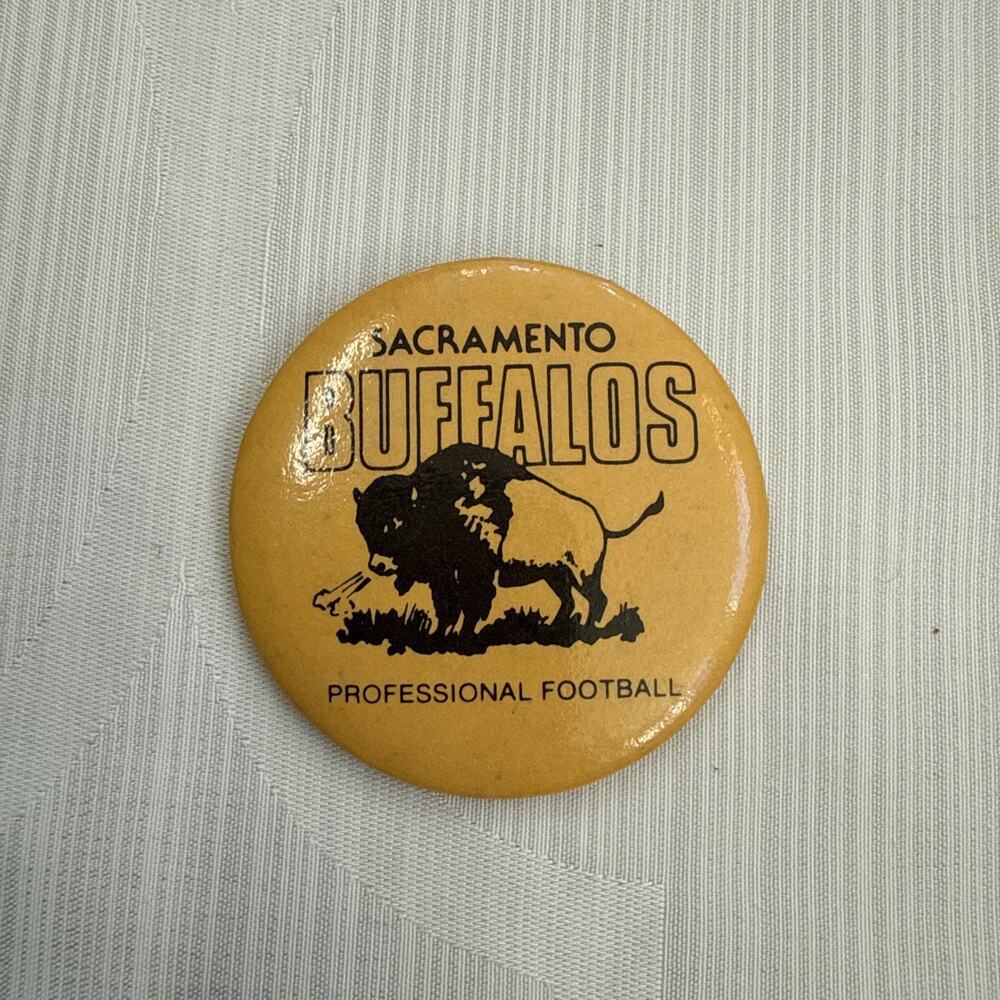 Sacramento Buffalos Vintage Semi-Pro Football Pin